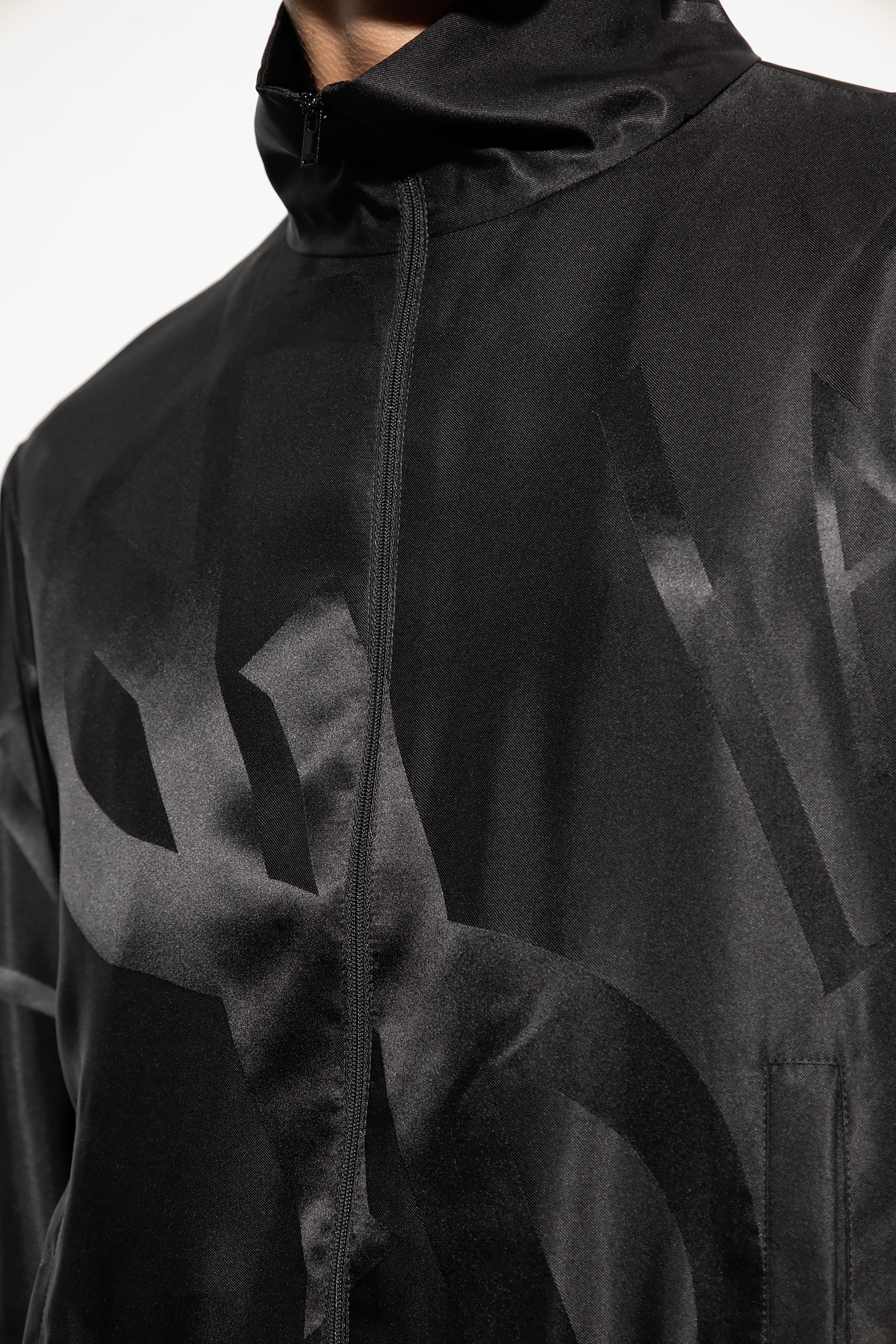 Saint Laurent Silk jacket with logo | Men's Clothing | Vitkac